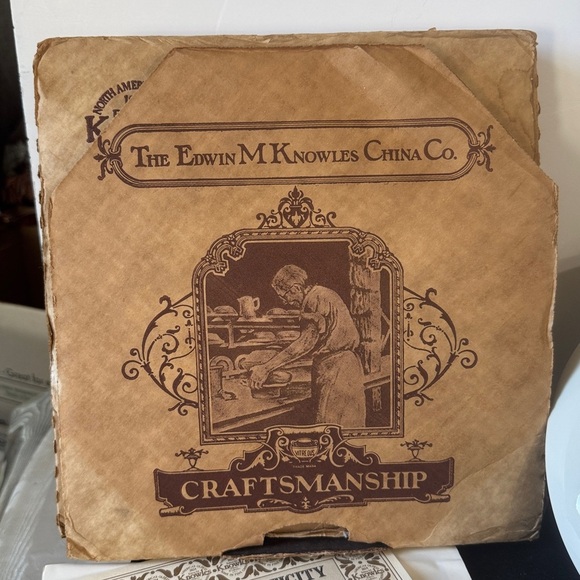 Edwin M Knowles Collector Plate with Certificate. “We Kiss In A Shadow” 1985 - Picture 4 of 11